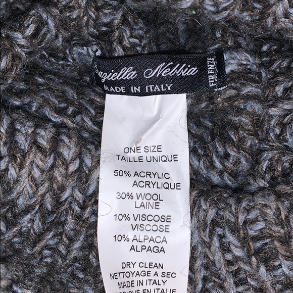 Italian made wool poncho ! - Picture 4 of 4